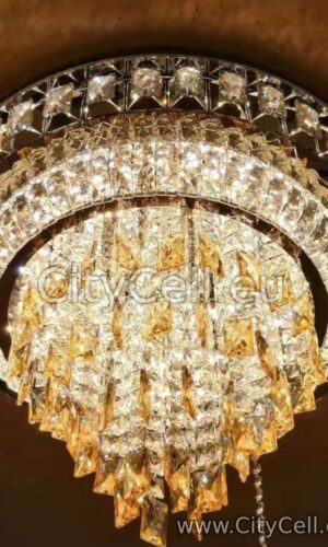 Crystal led Light Chandelier CityCell #CLR303 12-6