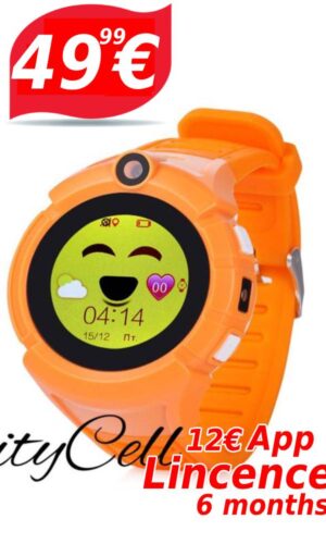 GPS Watch GSM CityCell-D14 Orange +12€ App