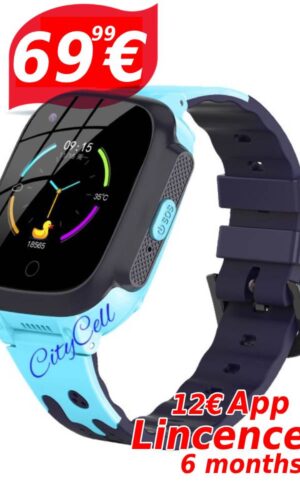 GPS Watch GSM CityCellD51 Blue Light +12€ App