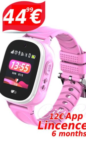 GPS Watch GSM CityCellD15W Pink +12€ App