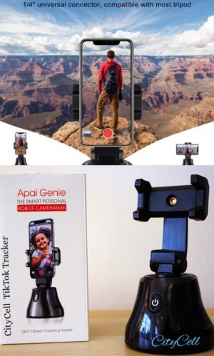 Portable Selfie Unit,360°Rotation Auto Face Object CityCell TIKTOK