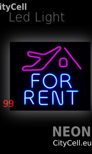 for rent neon led advertising citycell cyprus limassol 1
