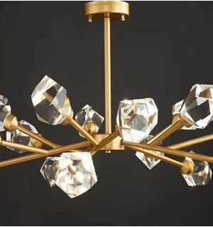 Ceiling  Cristal Cubes Led Light